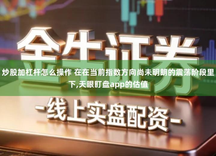 炒股加杠杆怎么操作 在在当前指数方向尚未明朗的震荡阶段里下,天眼盯盘app的估值